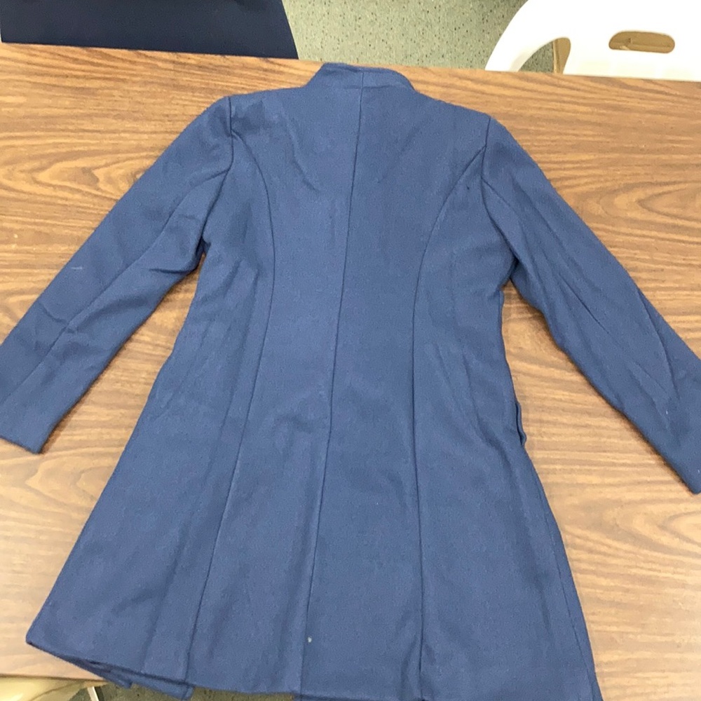 BNWT Deep Blue Peacoat W/ Side Pockets - Picture 2 of 6
